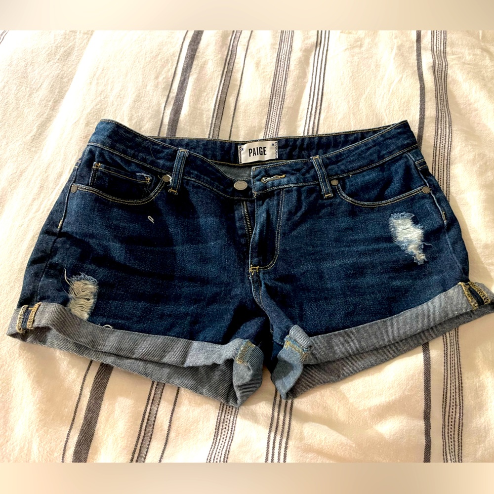 Paige Jean shorts, size 27